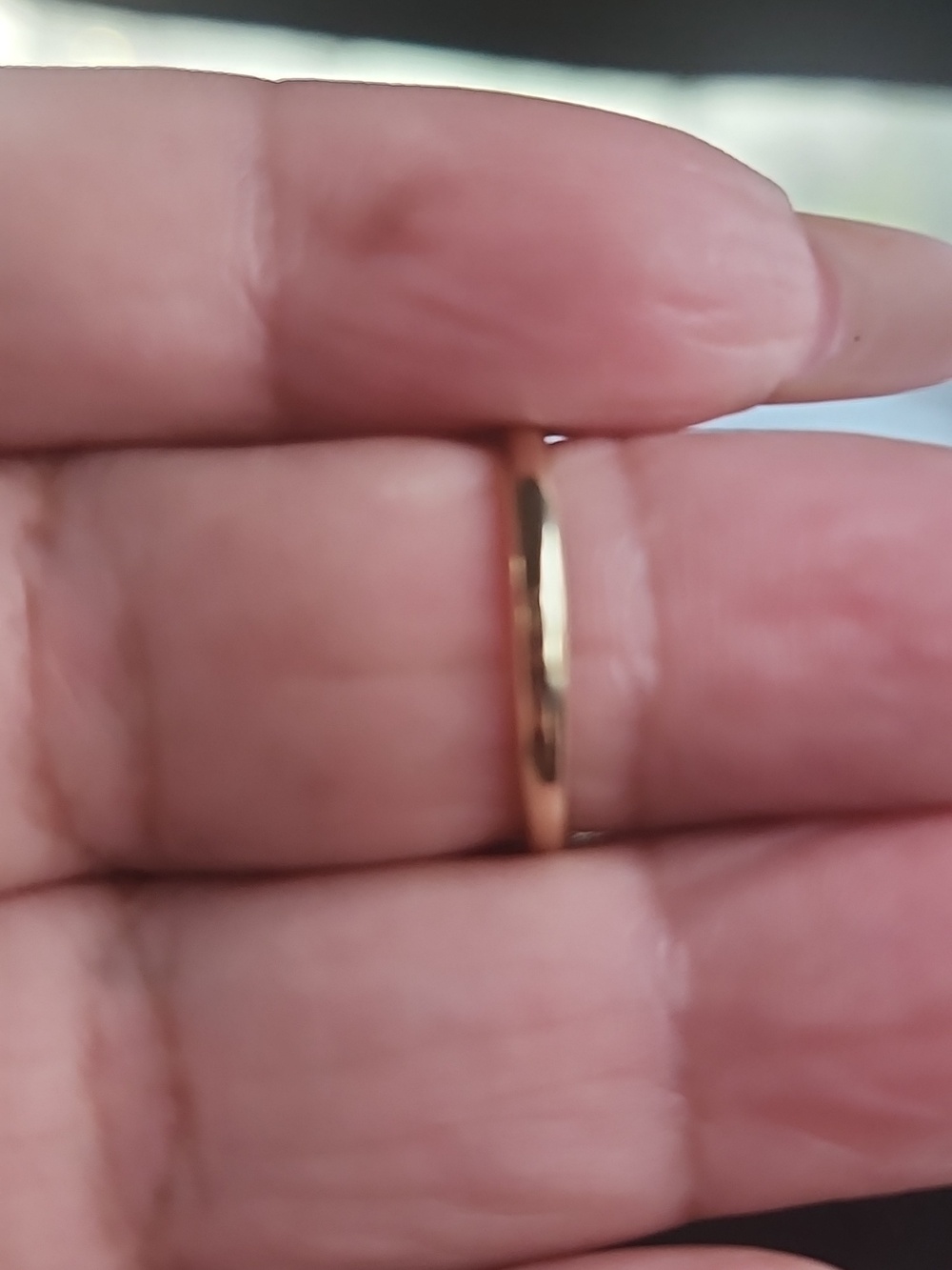 14kt  Gold Band Ring Size 5